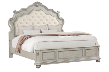 Arizona Antique White 5 PC (Queen Bed, Dresser, Mirror, Nightstand, Chest) Bedroom Set B570-Queen-5PC