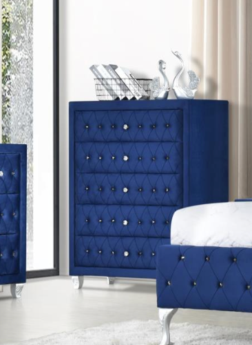 Dana Blue Nightstand BR3700-92 Bedroom