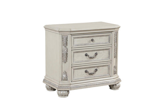 Arizona Antique White Nightstand B570-3 Bedroom