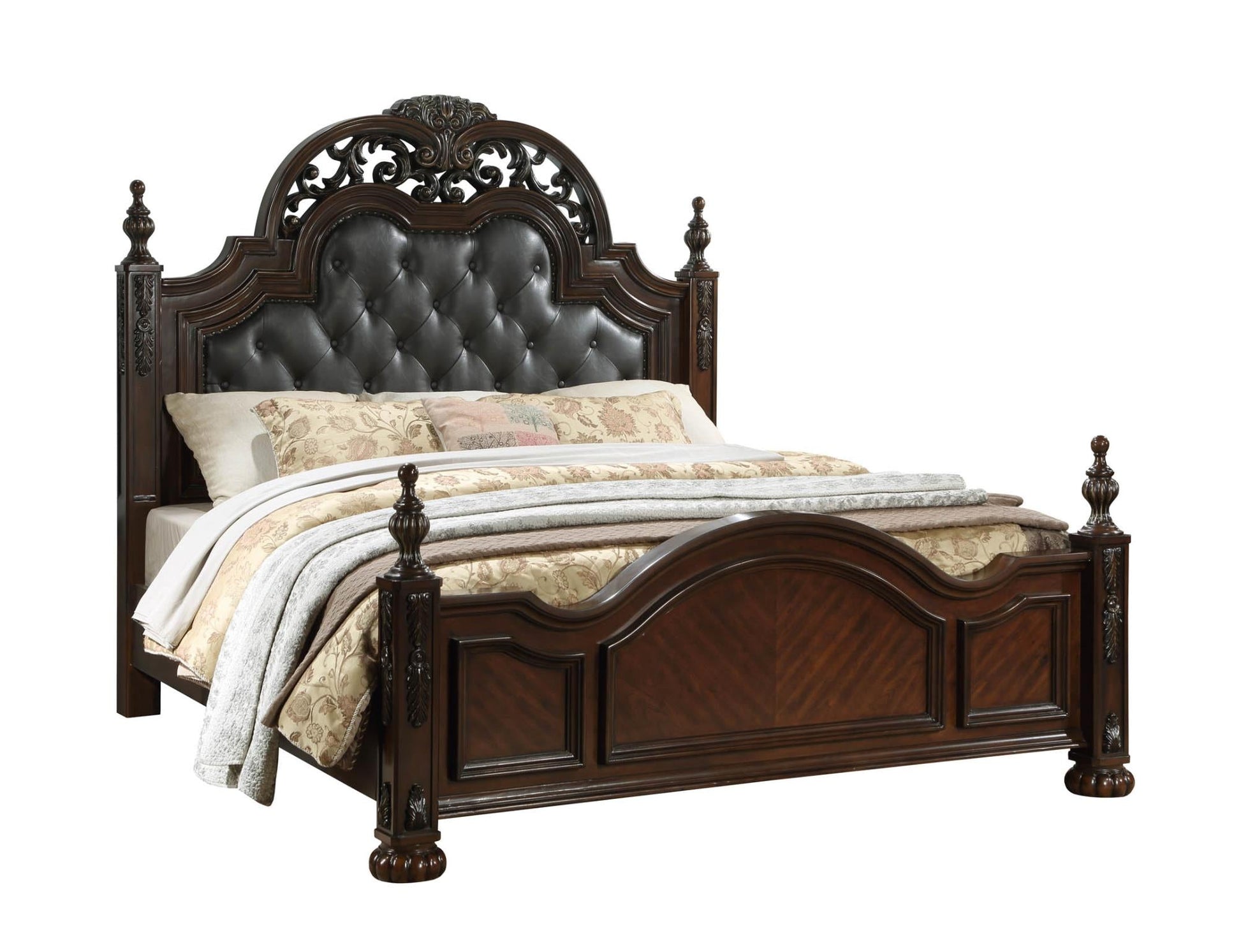 Atlas Brown King Bed B580-King Bedroom