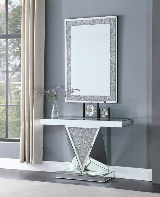 Delmere Silver Console Table CS011 Mirror Furniture