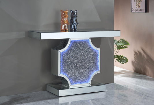 Delmere Silver Console Table CS013 Mirror Furniture