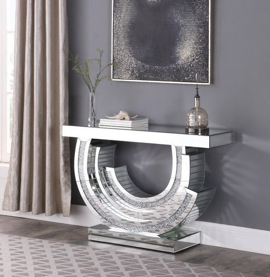 Delmere Silver Console Table CS014 Mirror Furniture