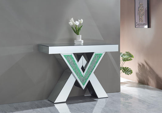 Delmere Silver Console Table CS016 Mirror Furniture