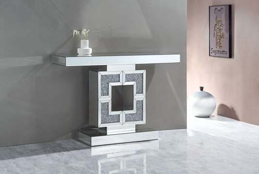 Delmere Silver Console Table CS017 Mirror Furniture