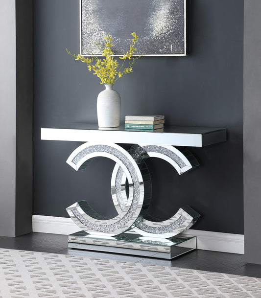 Delmere Silver Console Table CS019 Mirror Furniture