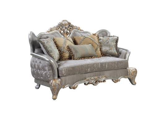 Gio Silver Loveseat L250-2 Living Room