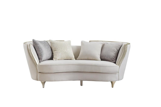 Alvin Beige Loveseat L312-2 Living Room