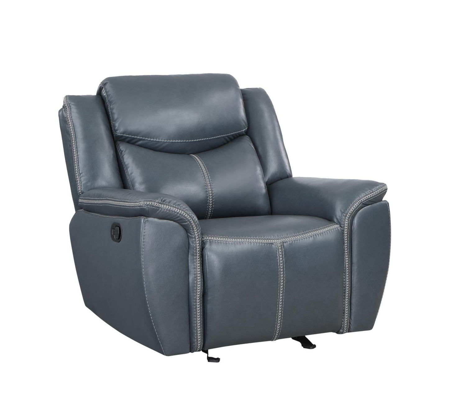 Eric Blue Reclining Chair L405-1 Living Room