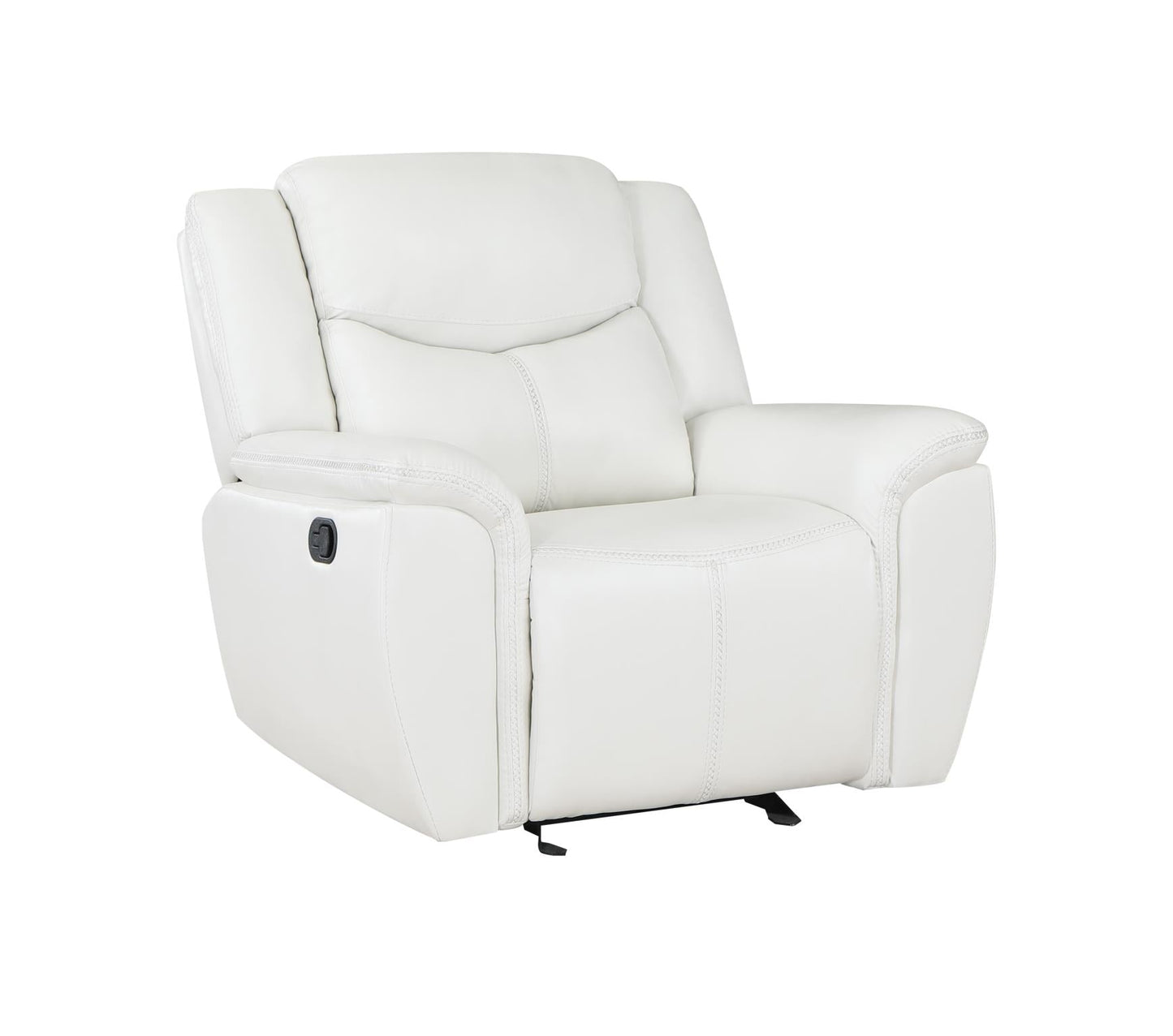 Eric White Reclining Chair L406-1 Living Room