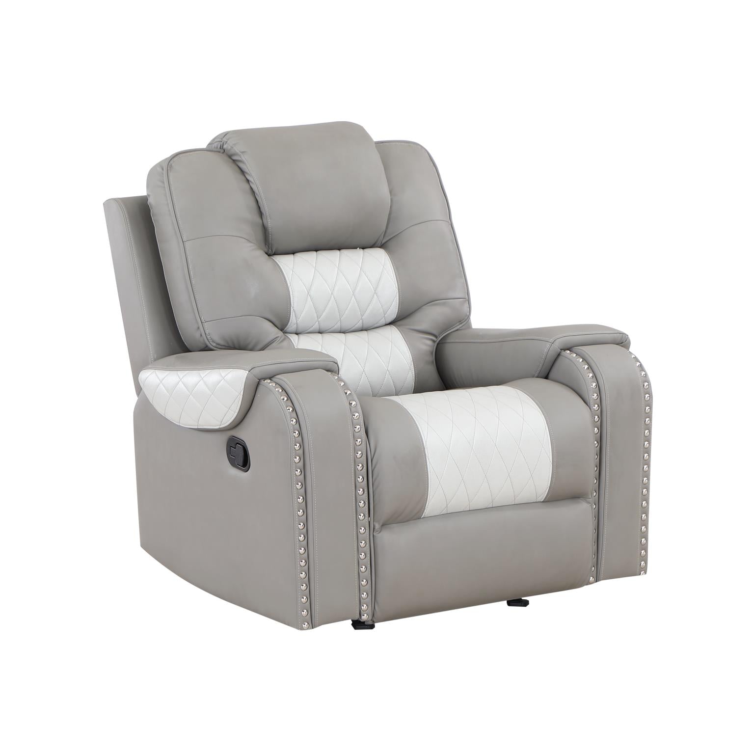 Harlow Gray Reclining Chair L420-1 Living Room