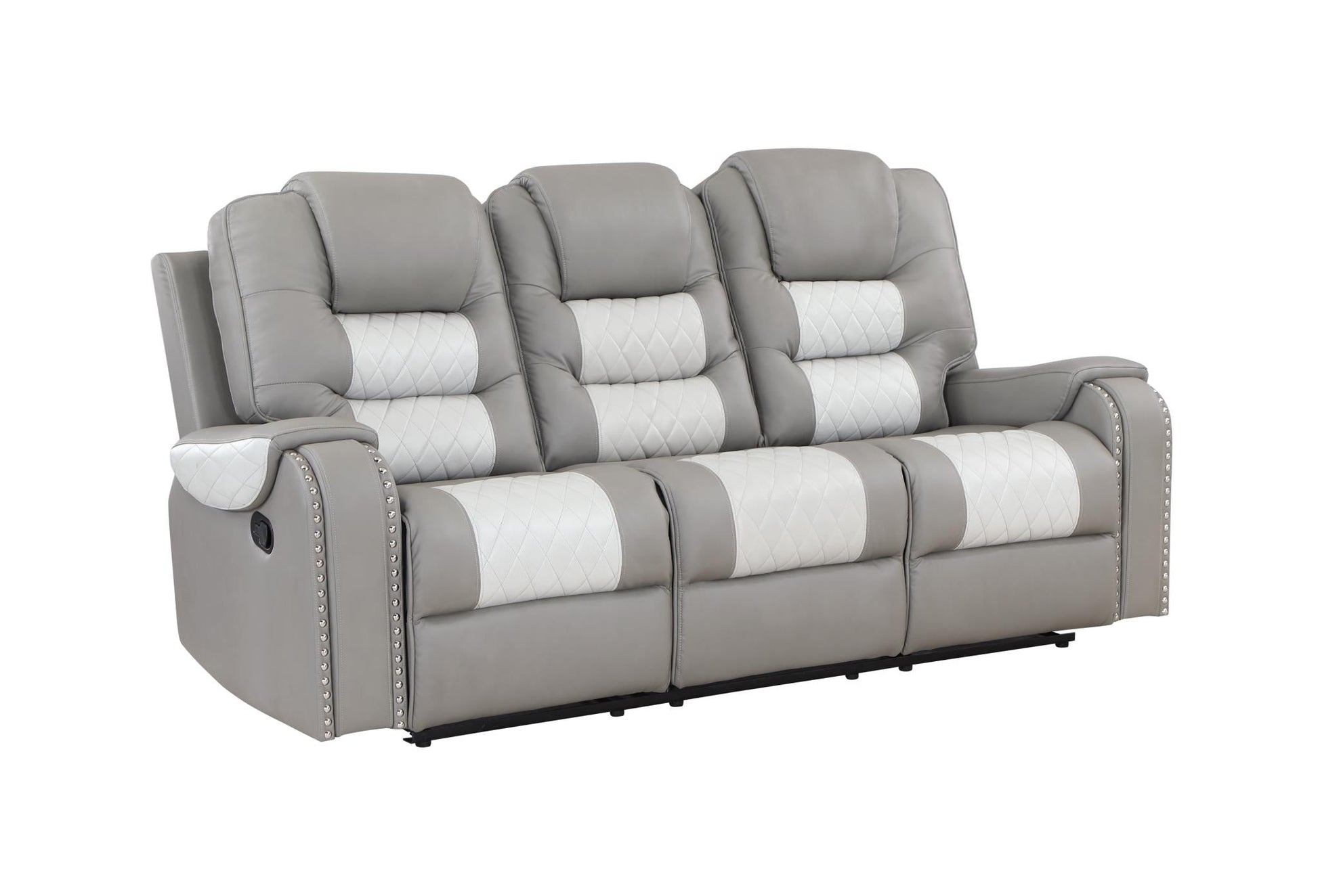 Harlow Gray Reclining Sofa L420-3 Living Room