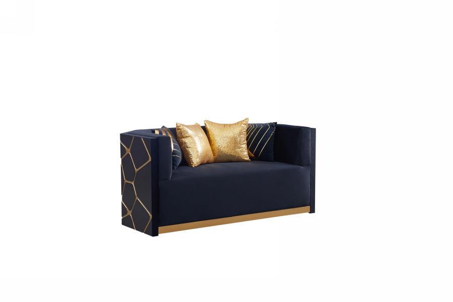 Noah Black Loveseat L612-2 Living Room