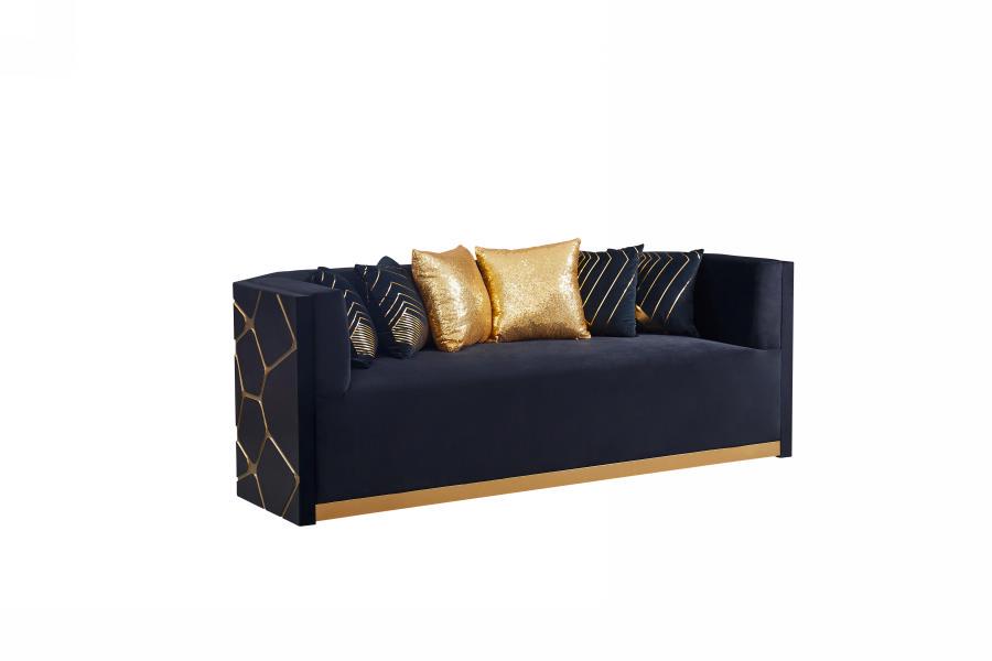 Noah Black Sofa L612-3 Living Room