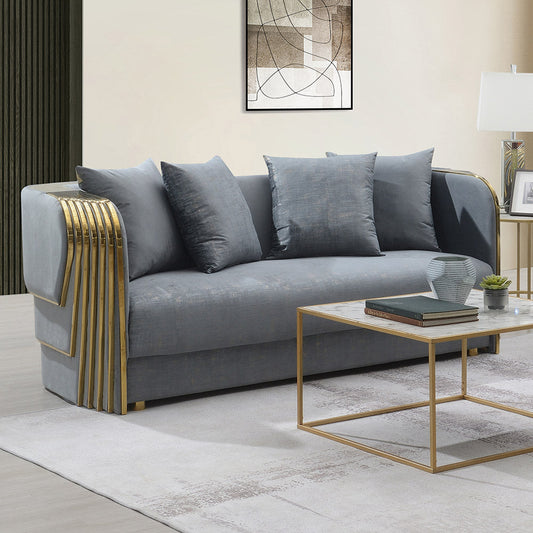 Alonso Grey Sofa L831-3 Living Room