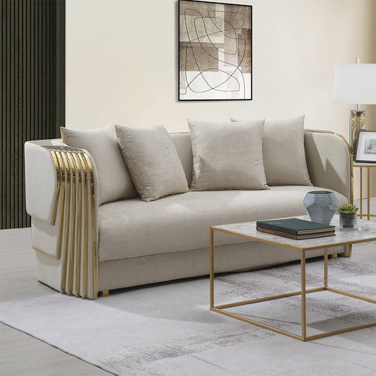 Alonso Cream Sofa L832-3 Living Room