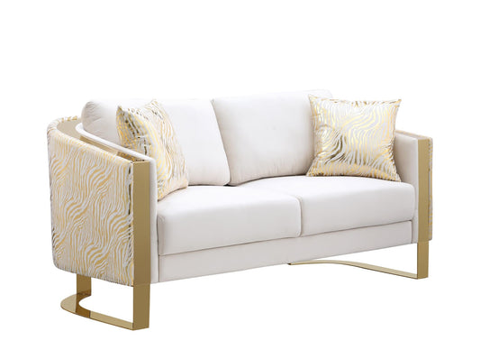 Lennon Cream Loveseat L860-2 Living Room